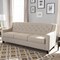 Baxton Studio Arcadia Beige Upholstered Button-Tufted Living Room 3-Seater Sofa 130-7095 - alternate 5